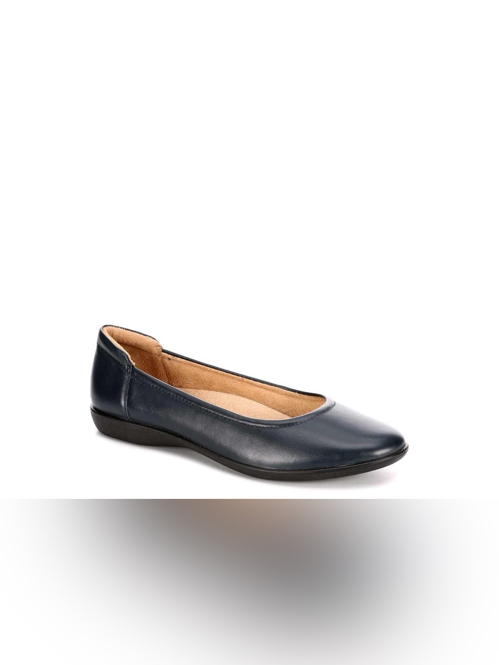 Naturalizer Flexy black Leather Slip-On Ballet Flat